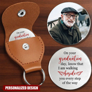 Graduation Walking Beside You Every Step - Personalized Pocket Hug