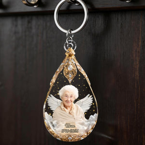 Personalized Acrylic Keychain, Memorial Gift For Loss Of Loved One