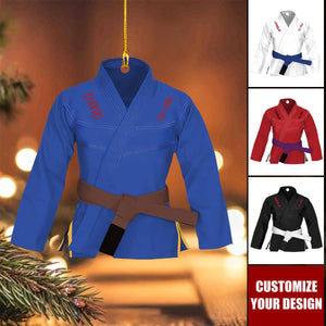 Custom Jiu Jitsu Uniform Ornament - Christmas Gifts