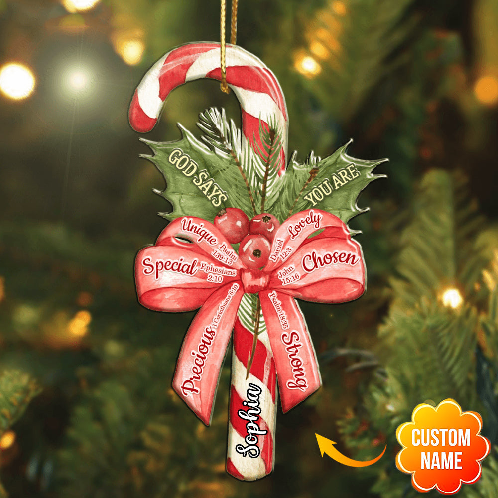 Personalized Christmas Box God Says You Are Ornament