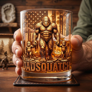 Wild Dad Whiskey Glass - A Personalized Gift For Dad