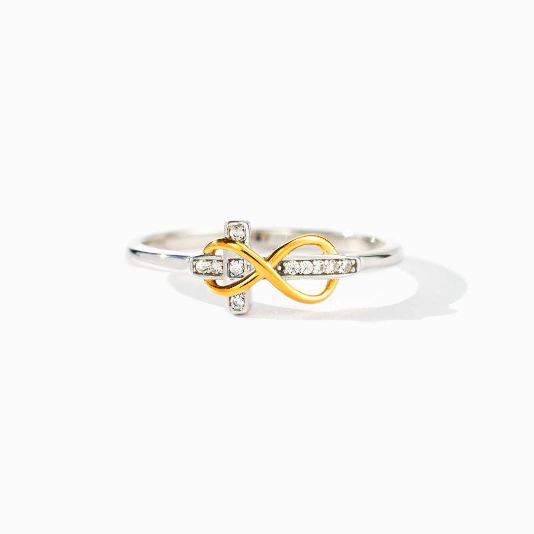 KISSFAITH-Gods' Promises Are Forever Infinity Cross Ring