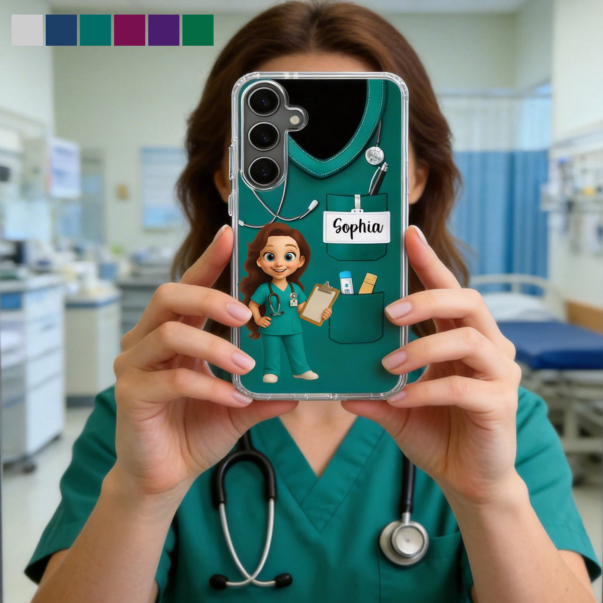 To My Favorite Nurse, Personalized Phone Case, Gift For Nurses