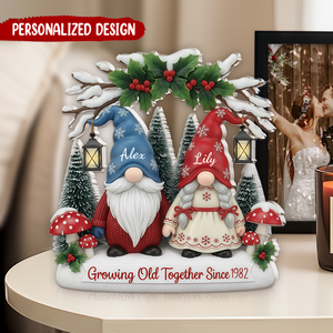 Growing Old Together Couple Plaque, Anniversary Keepsake