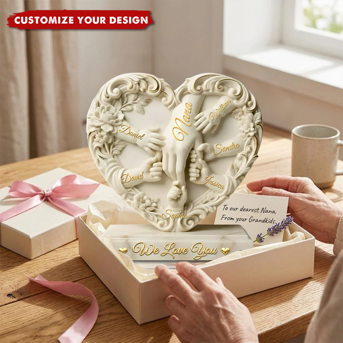Hold Hand - Personalized Custom Acrylic Plaque