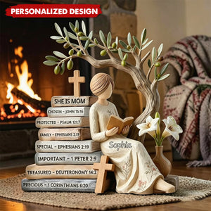 She Is Mom Personalized Acrylic Plaque Gifts For Jesus Lovers, Christians Gifts