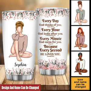 Personalized Christian Tumbler - Gifts for Women - kissfaith