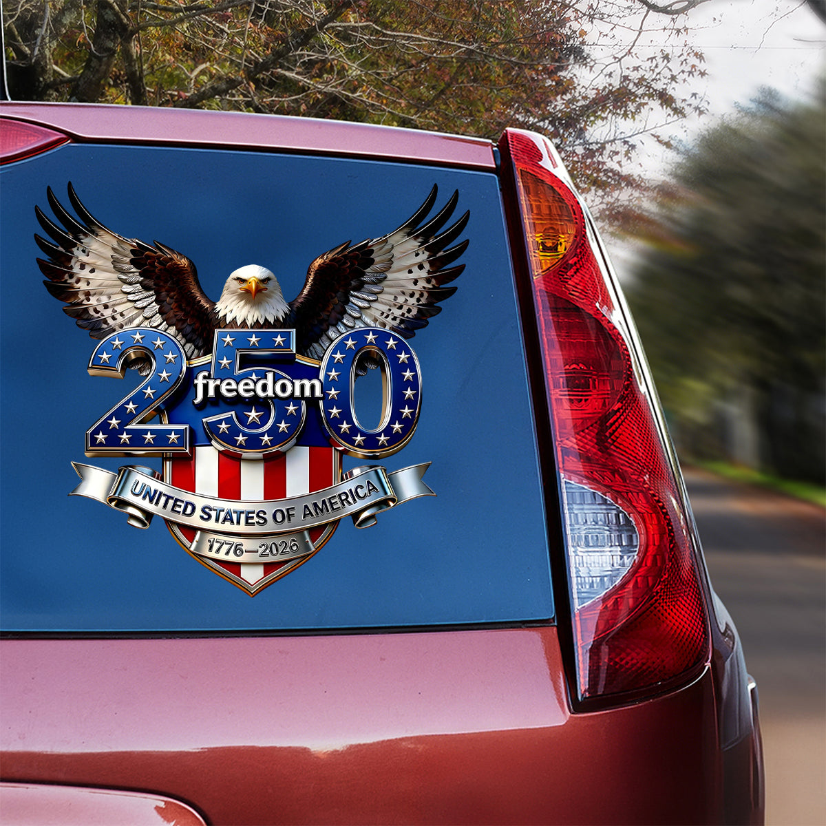 US 250th Anniversary Decal Sticker