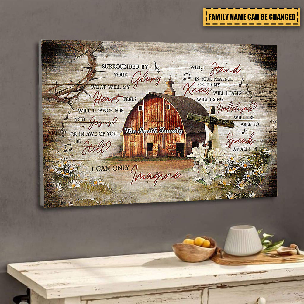 I Can Only Imagine - Personalized Christian Canvas