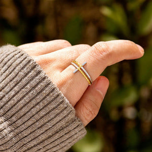 KISSFAITH-To My Sister In Christ Cross Ring