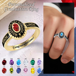 Customized High School College University Class Ring Graduation Gifts