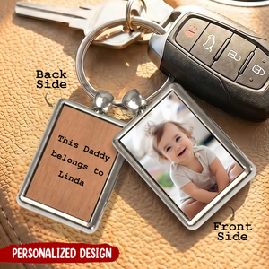Personalized Kids Photo Keychain For Dad Or Grandpa-Father's Day Gift