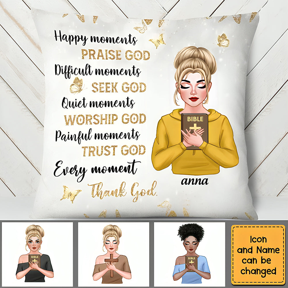 Gift For Christian - Personalized Thank God Pillowcase