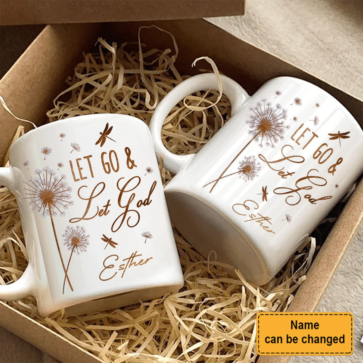 KISSFAITH-Let Go & Let God Personalized Mug