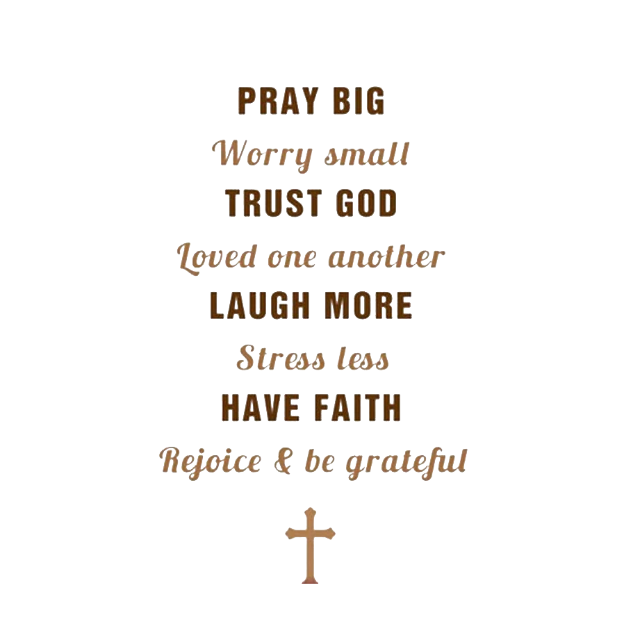 KISSFAITH- Christan Silver Cross Adjustable Ring - Faith over Fear Ring