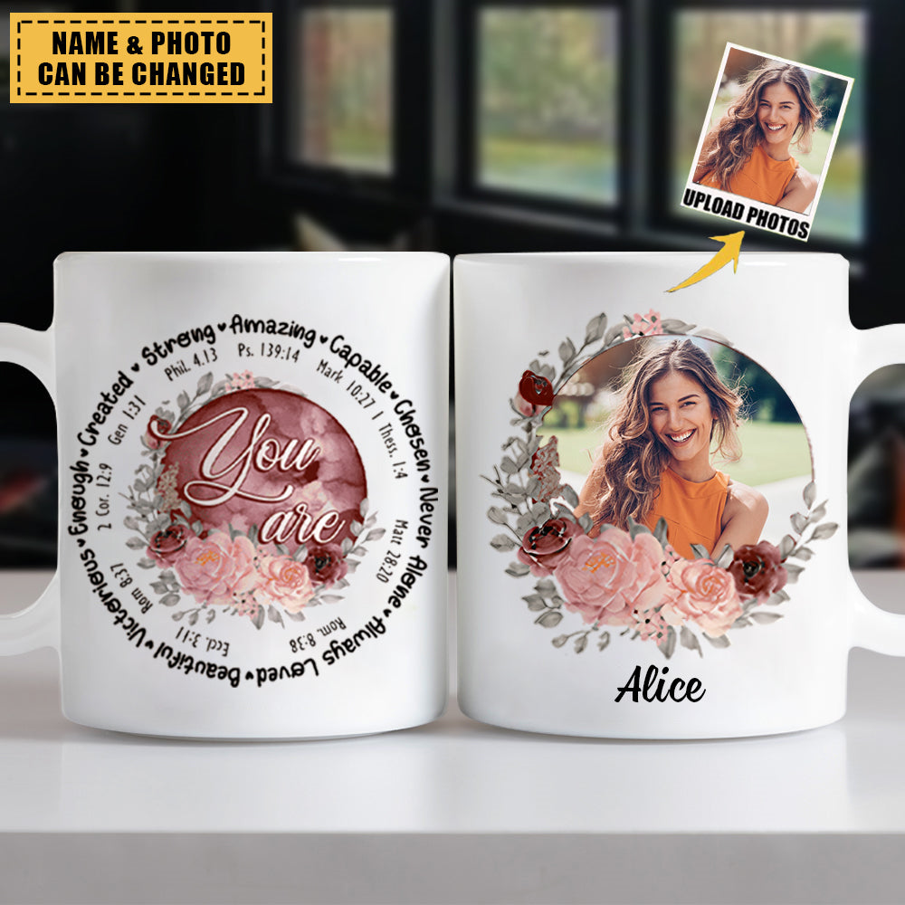 Christian Gifts for Women -  Personalized Photo Mug