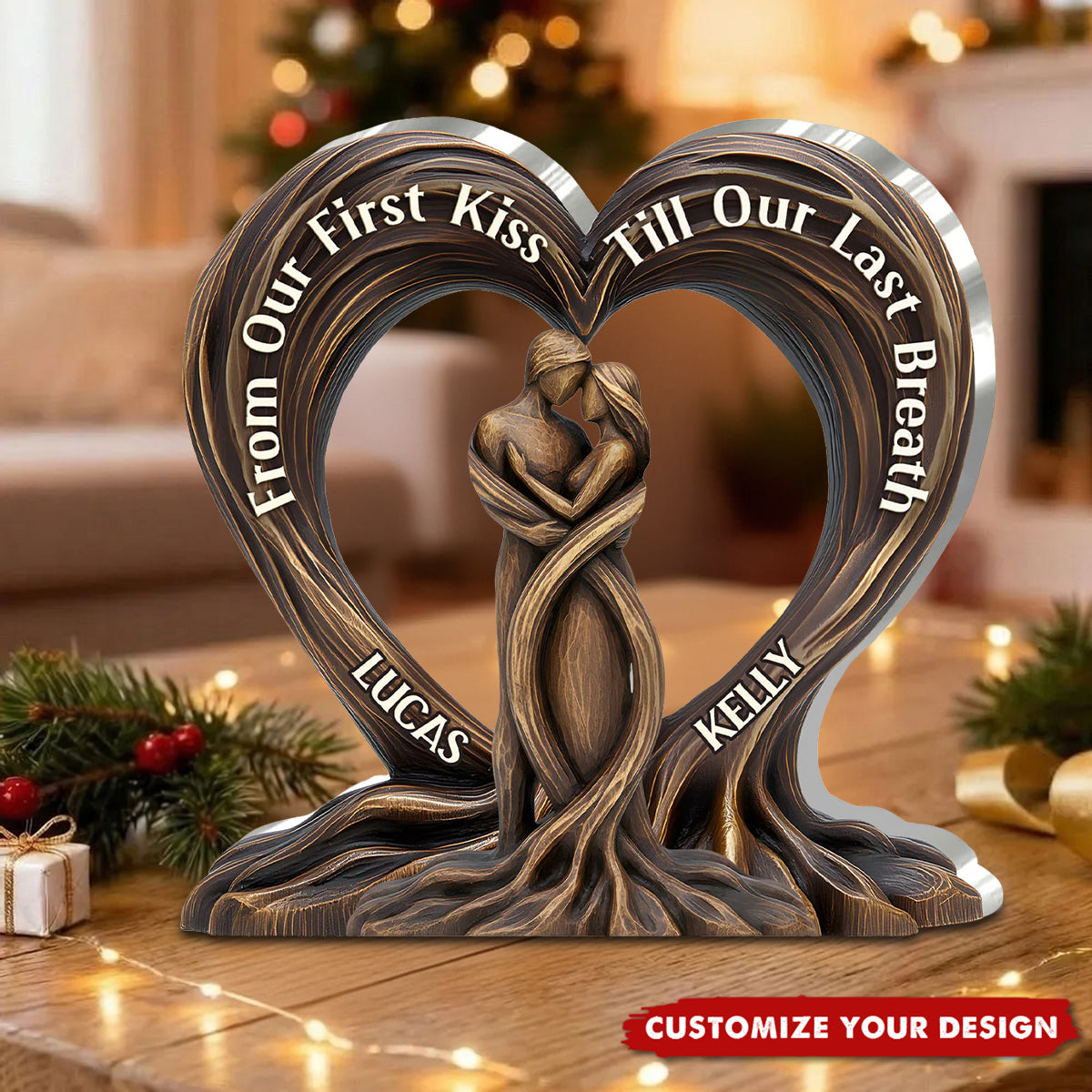 Heart Of The Trees - Personalized Custom Shaped Squared Plaque