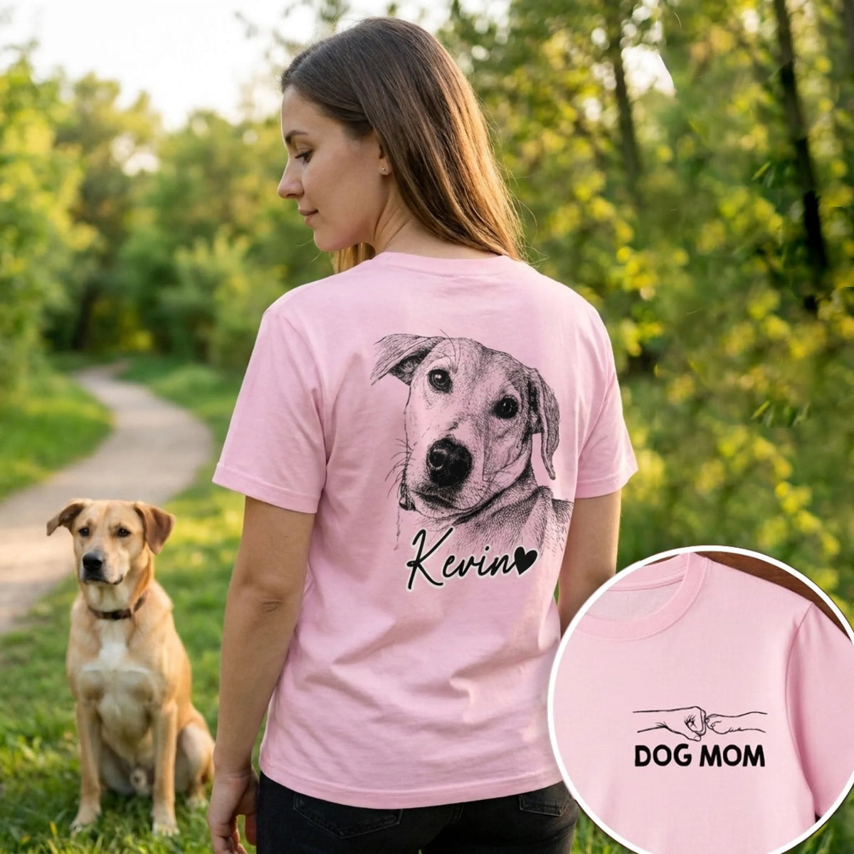 Furry Friends Forever - Custom Photo Unisex T-shirt
