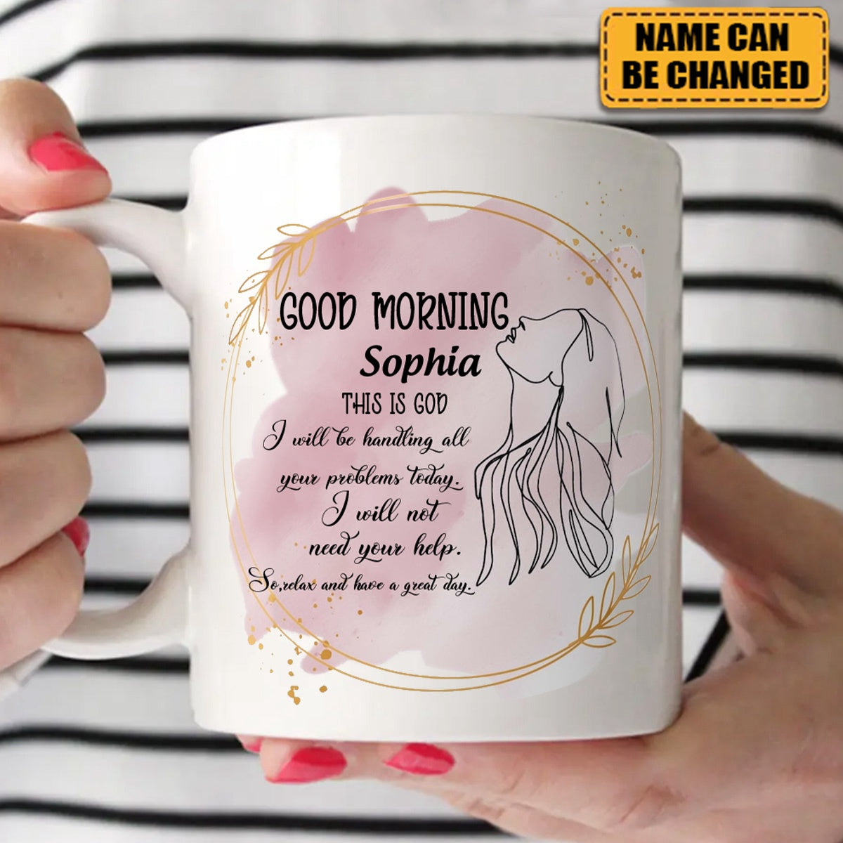 KISSFAITH-Good Morning This Is God Personalized Mug