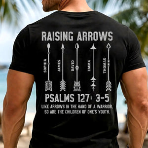 Raising Arrows Christian Father's Day Gift For Dad, Personalized Shirt