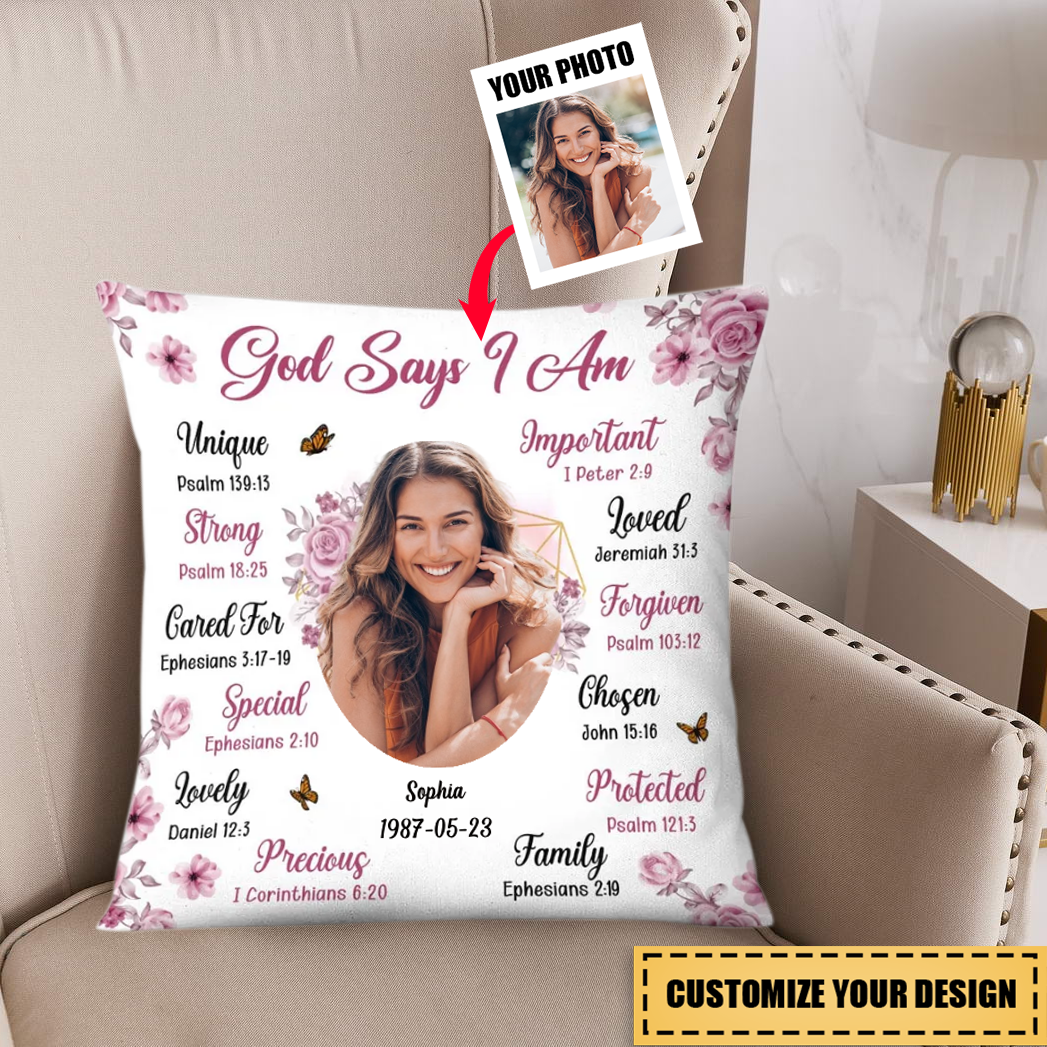 Christian Gift For Daughter God Says I Am Pillowcase