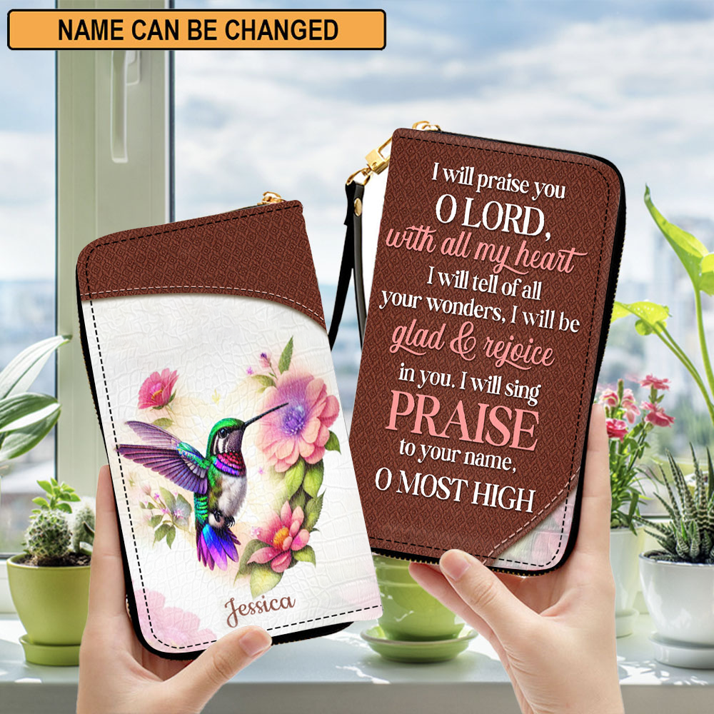 I Will Praise You O Lord - Personalized Personalized Purse
