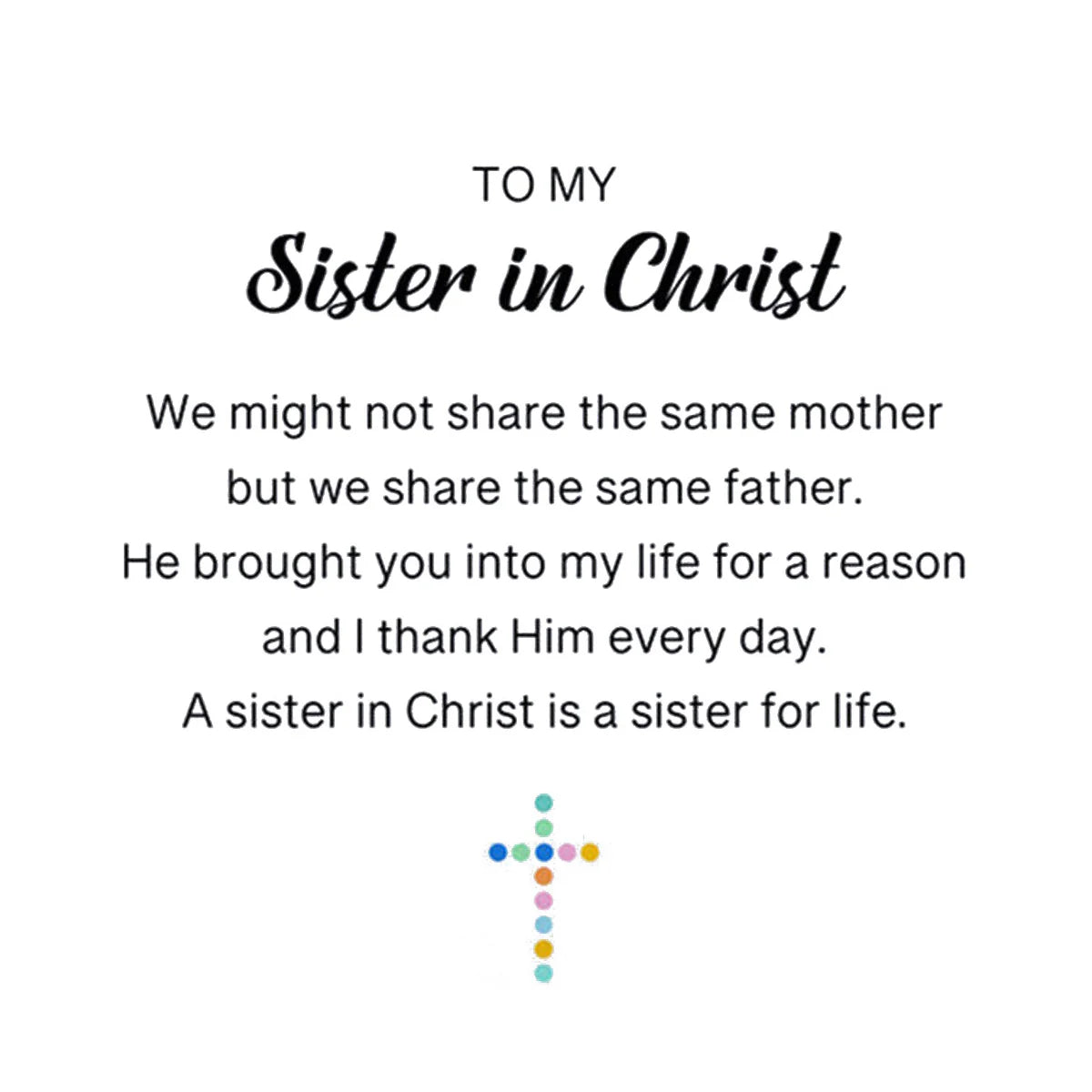 KISSFAITH-Personalized Infinity Cross Necklace With Birthstone