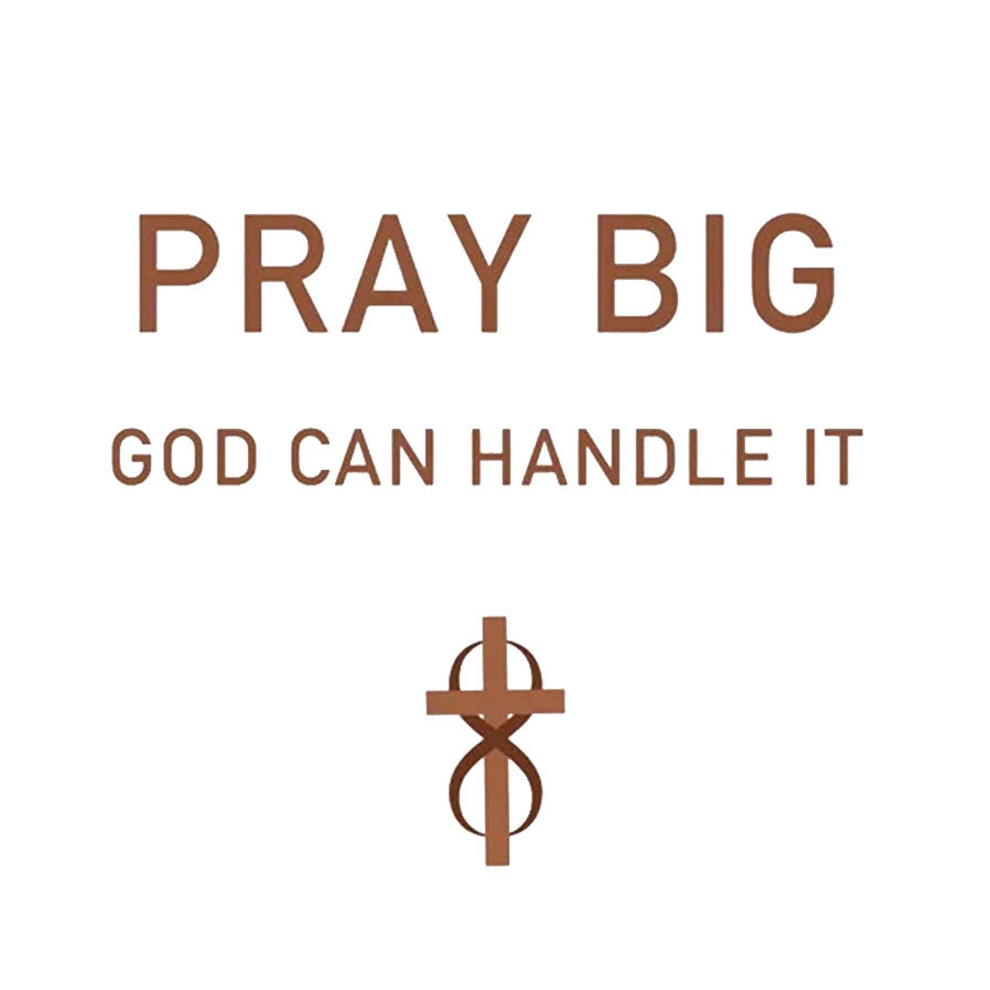 KISSFAITH- Christan Silver Cross Adjustable Ring - Religious Pray Ring for Women Gift