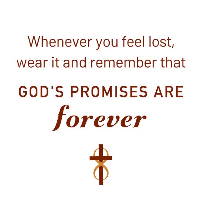 KISSFAITH-Gods' Promises Are Forever Infinity Cross Ring