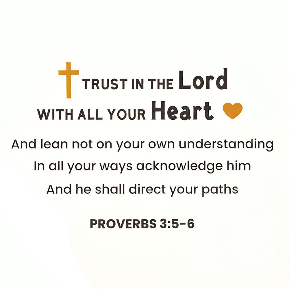 KISSFAITH-Trust In The Lord Eternity Cross Band Ring