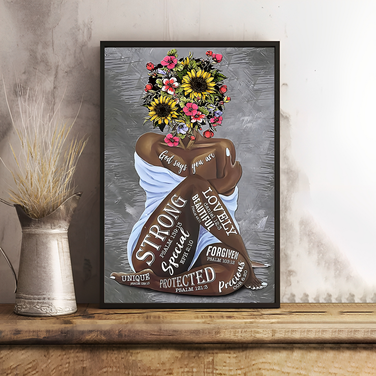 God Says You Are Vertical Poster