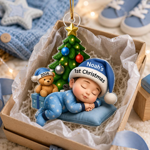 Personalized Baby First Christmas Acrylic Ornament