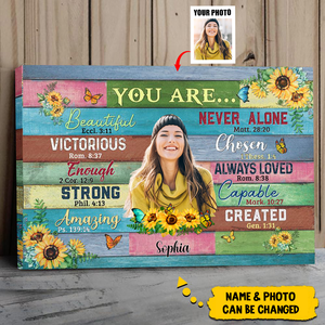 You are Beautiful Eccl. 3:11 Wall Decor Personalized Poster